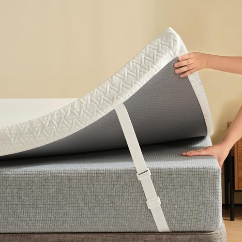 Z-hom Matratzen Topper 120x200cm H2/H3, 8cm Höhe Matratzentopper 120x200cm Gelschaum and Memory Foam, Matratzenauflage für Bett und Boxspringbett inkl, Öko-Tex Zertifiziert