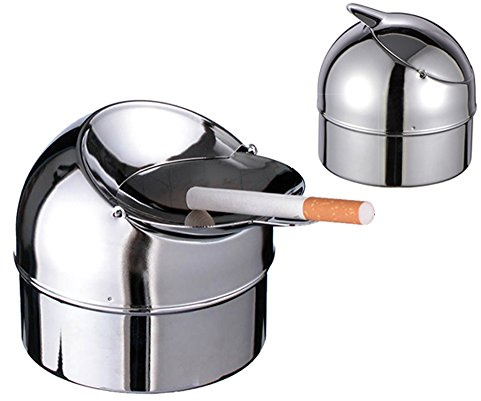 Haushalt International Klappaschenbecher aus Metall