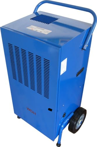 Aktobis WDH-1200HT Bautrockner | 120 L/Tag, Metallgehäuse, 1000 m³/h | Kondensationstrockner - Luftentfeuchter, hohe Luftumwalzung | für Baustelle, Keller, Rohbruch, Hochwasser und Wohnräume