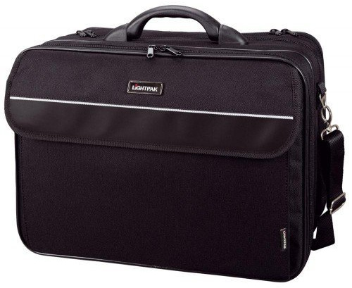 Lightpak 46075 - Multifunktionstasche Corniche, aus Nylon, schwarz, 44