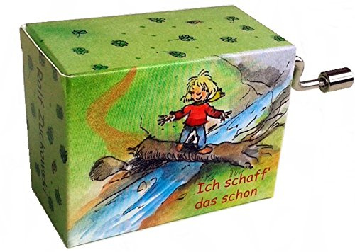 Mini-Drehorgel-Rolf Zuckowski-Spieluhr mit Resonanzboden (Ich schaff das schon)