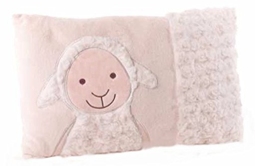 Inwolino 7800 - Schmusekissen Schaf, creme, ca. 40 x 25 cm, Kuschelkissen