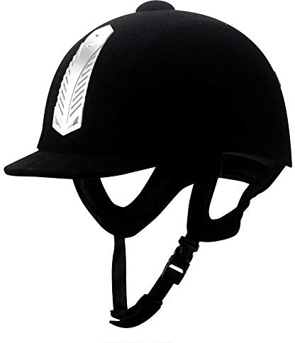 Mangen Reithelm Samt Damen und Herren (62cm)