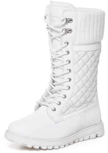 Polar Damen Winterstiefel – Wasserdicht, Warm & Strapazierfahig – Thermostiefel fur Draußen – Mid-Calf Design fur Schnee & Kaltes Wetter - EU40