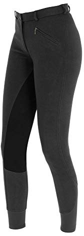 Covalliero Reithose Economic, Vollbesatz Kinderreithose, Schwarz, 152