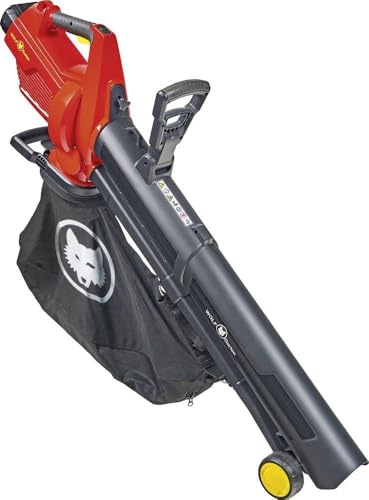 WOLF-Garten - 2-in-1 Akku-Laubbläser/Laubsauger LYCOS 40/480 V #480M3/H; 41AT4BV-650, Rot