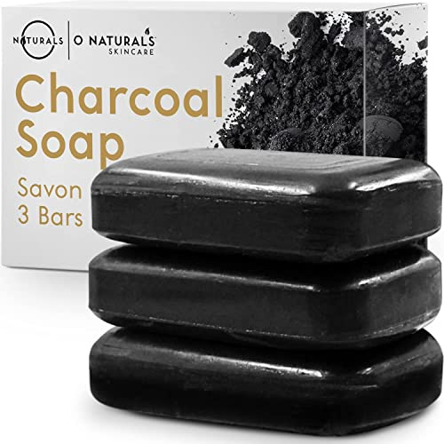 Aktivkohle Schwarze Seife Festes Duschgel Naturkosmetic Dusch Seife Vegan Black Bar Soap Peppermint Oil Haut Reiniger Körper Gesicht und Hand Shea Butter Männer Frauen 342g