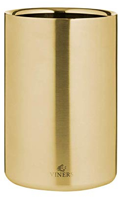 Viners Barware Gold Doppelwandiger Eiswürfelbehälter, 1,3 l