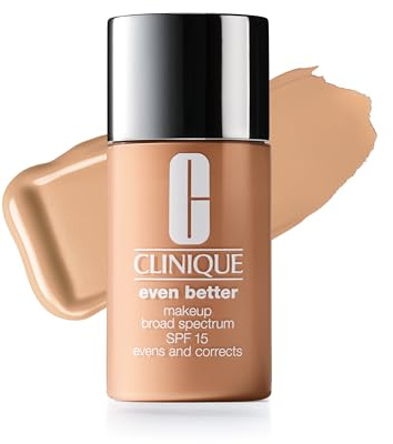 Clinique Even Better™ Makeup Broad Spectrum SPF 15 | Flüssige Foundation mit mittlerer Deckkraft, Vitamin C, natürlichem Finish und Schutz vor Pigmentflecken