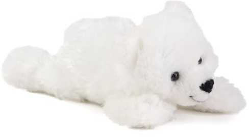 Magnet-Eisbär „Knut Knuddel“ - Schaffer 3483 - Magnettier ca. 12 cm - weiches Plüschtier mit Magneten - Spielzeug Polarbär - Magnet Geschenk - Kinder ab 3 Jahren