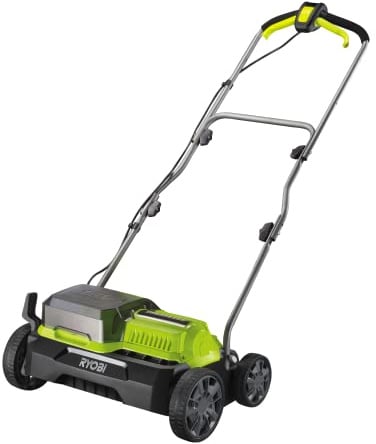 RYOBI 18 V ONE+ Brushless Akku-Vertikutierer RY18SFX35A-0, Arbeitsbreite 35 cm, ohne Akku und Ladegerät