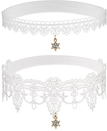 MWOOT Braut Strumpfband Weiß, Zweiteiliges Brautstrumpfband für Hochzeitsparty, Elastisch Strumpfband für Braut zum Junggesellinnenabschied, JGA Geschenk