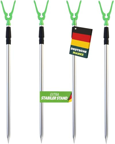 MoLife Rutenhalter Rutenständer Angelzubehör Angelrutenständer Set (4er Set)