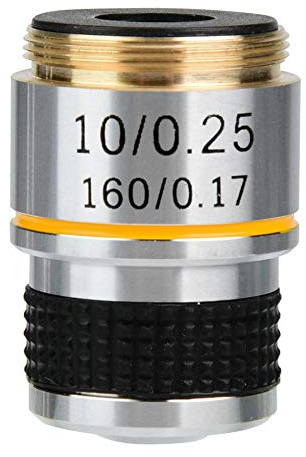 Linse für achromatische Objektive, 10X 185 biologisches Mikroskop Linse für achromatische Objektive 160/0,17