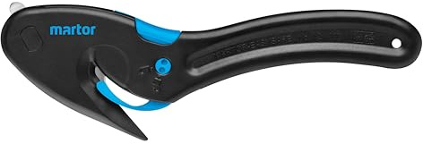 MARTOR SECUMAX EASYSAFE, verdeckte Klinge, Cuttermesser, Sicherheitsmesser | Rechts- & Linkshänder, Lock-Funktion mit Schlüssel, Folie, Karton, Umreifung, Sackware, Logistik, No. 121001.02