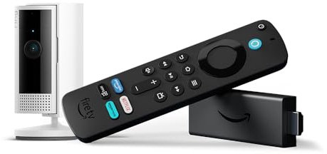 Amazon Fire TV Stick HD (Neueste Generation) + Ring Innenkamera (Indoor Camera 2. Gen.)
