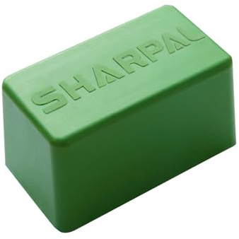 SHARPAL 209H 220g Grüne Polierpaste, Fein Grün Schärfpaste zum Schärfen aller Messer Schleifpaste leder strop schärfen pamping verbindungen (1-pack, insgesamt 220g.)
