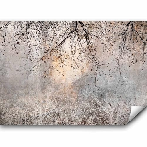 murando - Vlies Fototapete Abstrakt 400x280 cm - Foto Tapete Schlafzimmer Wohnzimmer Moderne Vliestapete XXL Wandtapete Motivtapeten Bildtapete 3d Effekt Wand Dekoration - Bäume Natur b-C-10084-a-a