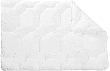 ZOLLNER Bettdecke für Kleinkinder - für Allergiker geeignet – Mischgewebe - waschbar bis 95°C – 100x135 cm - Hotelqualität