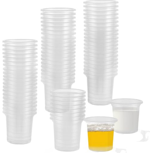 MUXHEL 1000er-Set Schnapsgläser Plastik, 20ml / 2cl Shotgläser, Plastikbecher Schnapsbecher, Wiederverwendbarer Plastikbecher, Shot Becher Plastik, Trinkbecher Transparent, Partybecher, Schnapsbecher