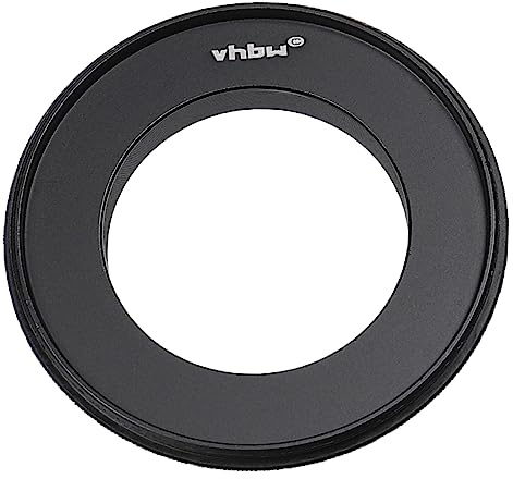 vhbw 58 mm Retroadapter kompatibel mit Panasonic Lumix DMC-GF2, DMC-G9, DMC-GF1 Kamera - Umkehrring für 58 mm Objektiv