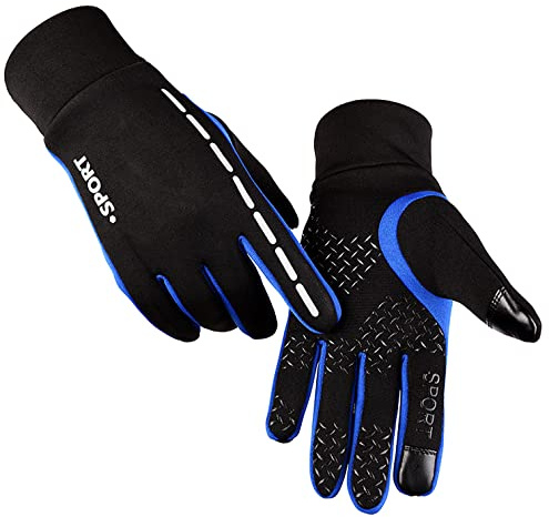 SOLO ACTFIT AFIT Winterhandschuhe Winddicht Vollfinger Touchscreen Handschuhe Warme Handschuhe Anti-Rutsch Sporthandschuhe Wasserdicht Fahrradhandschuhe Laufhandschuhe, Klettern für Herren Damen