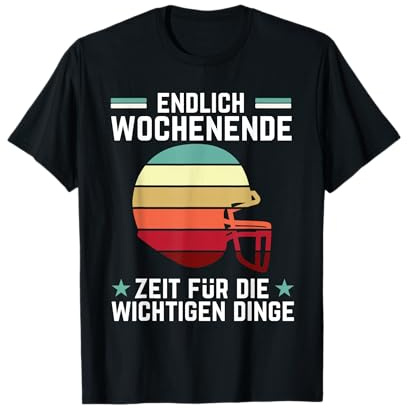 American Football Spruch vintage Football Helm für Football T-Shirt