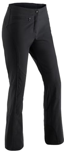 Gonso Damen Marie Slimfit Softshell-Skihose, Schwarz, 38 EU