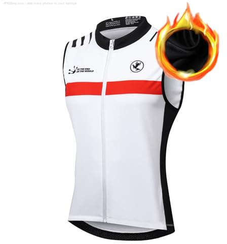 UGLY FROG Herren Winter Radtrikot Fahrradtrikot Ärmellos Fahrradbekleidung Vest für Männer Radsport Bekleidung