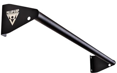 PULLUP & DIP Klimmzugstange zur Wandmontage über Türrahmen – Stabile Reckstange für Home Gym – Ideal für Klimmzüge, Chin-Ups, Beinheben & Turnringe – Robuste Stahlkonstruktion
