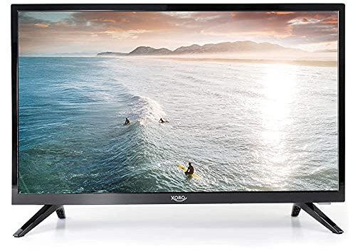 netshop 25 Set: Xoro HTL 2477 Smart TV LED Fernseher 60cm (24 Zoll) HD, Triple Tuner DVB - S2/T2/C (Wohnmobil Camping TV) USB Mediaplayer, CI+ Schacht, 12V u 230V