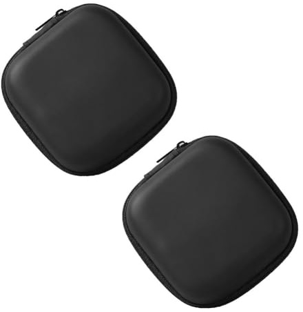 SHUNCHG 2 Stück Kopfhörer Tasche Case, In Ear Kopfhörer Hülle mit Netzfach, Headset Aufbewahrung Case für Kabellosen Kopfhörer, Earpods, Schlüssel, USB-Stick