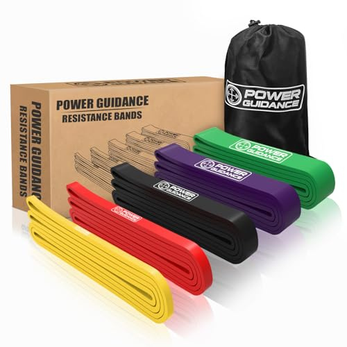 POWER GUIDANCE Widerstandsbänder, Fitnessbänder, Pull Up Resistance Band - Perfekt für Body Stretching, Powerlifting