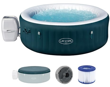 Bestway® Lay-Z-SPA® Energiespar-Whirlpool Miami AirJet™ für 6 Personen Ø 196 x 66 cm, Dunkelgrün