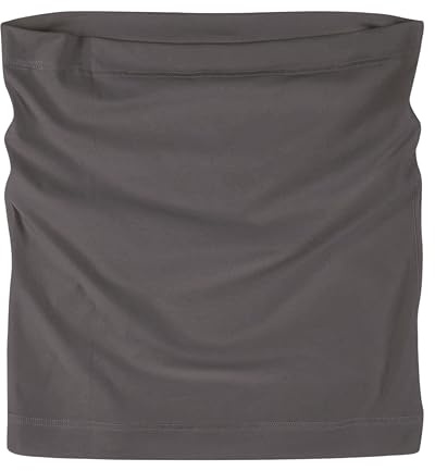 Hoppediz Bonding-Top für Neugeborene – Haut-zu-Haut Top nach der Geburt, OEKO-TEX® STANDARD 100, Bio-Baumwolle, Frühchen geeignet (anthrazit L)