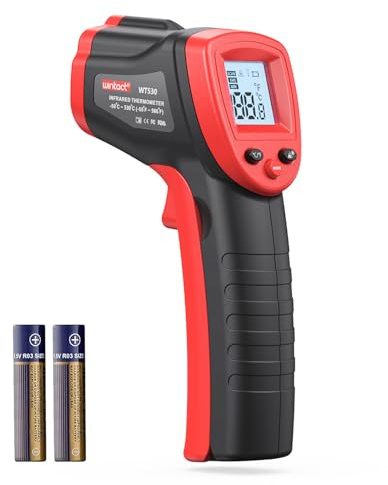 Wintact Infrarot Thermometer Temperaturmessgerät -50℃ bis 590℃, Digital IR Laser berührungslos Temperaturmessgerät, für Kochen, Pizza Oven (Nicht für Menschen)