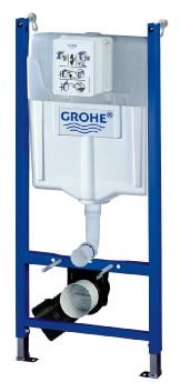 GROHE Solido, Vorwandelement für Wand WC 2in1 (1,13m hoch, Installationssystem mit Stahlrahmen, komplett vormontiert, inkl. Spülkasten, Wandwinkel & Befestigungsmaterial, höhenverstellbar), 38971000