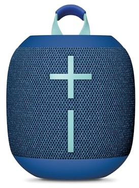Ultimate Ears WONDERBOOM 4 – mobiler, wasserdichter Bluetooth-Lautsprecher | Satte Tiefen, 360-Grad-Klang, staubdichter, schwimmfähiger Lautsprecher, 40 m Reichweite - Blau