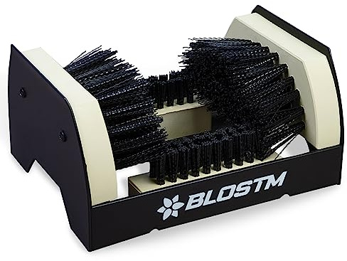 BLOSTM Schuhbürste - Metall Outdoor Schuhabstreifer Aussen Bürsten | mit Steifen Borsten zu Entfernen Erde und Schlamm, Schuh Bürste Stiefelreiniger für alle Schuhe, Gummistiefel, Stiefel