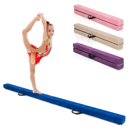 FANTASK Unisex – Erwachsene Schwebebalken 1, Blau, 210 cm X 10 cm X 6 5 cm EU