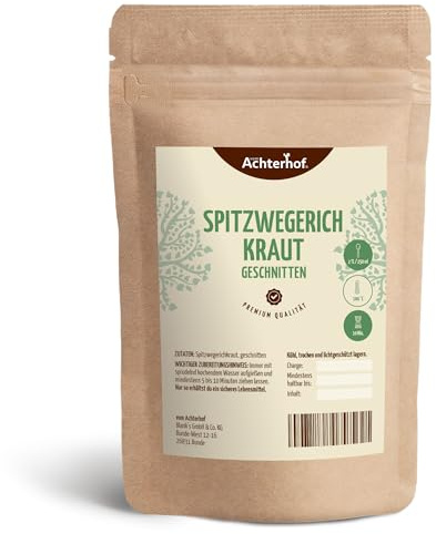 1 kg Spitzwegerichblätter geschnitten Juglandis Fol. conc. Spitzwegerich-Tee natürlich vom-Achterhof