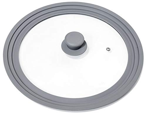 O-ishii Lidmaster Universal Glasdeckel als Pfannendeckel oder Topfdeckel - passend für Töpfe mit Ø 28, 30 und 32 cm
