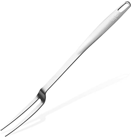 Stanley Rogers – Fleischgabel aus rostfreiem Edelstahl – Grillgabel für Fleisch in satinierter Optik – Spülmaschinenfestes Küchen Zubehör