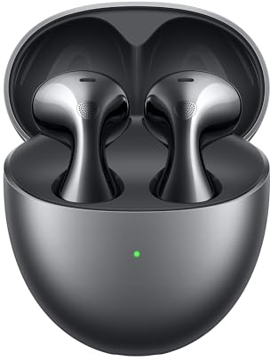 HUAWEI FreeBuds 6 Kabellose Kopfhörer, Schwarz | Dual-Treiber True Sound, Klare Anrufe, Open-Fit-ANC, 36 Stunden Akkulaufzeit, IP54, für iOS & Android, 30 Monate Garantie