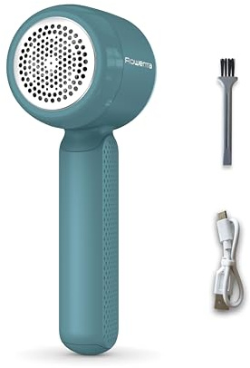 Rowenta Easy Care wiederaufladbarer Fusselentferner, Edelstahlgitter für perfekte Ergebnisse, 60 Minuten Laufzeit, schnell und einfach zu verwenden, Blau, JA8002E0