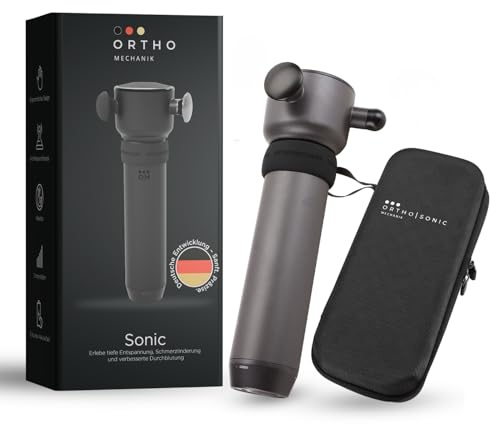 OrthoMechanik Sonic – Schallwellen-Massagegerät 7000 U/min | Sanft, aber tiefenwirksam – Alternative zur Massagepistole