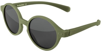 Bubadee Sonnenbrille Kinder 2-5 Jahre - Polarisierte Kindersonnenbrille mit 100% UV Schutz - Coole Baby Sonnenbrille für Mädchen & Jungen - Ohne Druckstellen