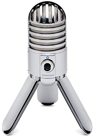 Samson Meteor Mic USB Studio/Podcast Mikrofon silber