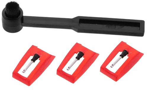 HEMOTON Plattenspieler-zubehör Vinyl-nadel-reiniger Bürste Und Nadel-set Für Ihr Audio