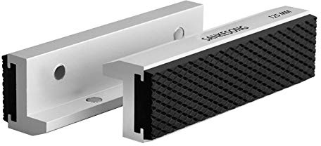 Schraubstock Schutzbacken, 5 Zoll/125 mm Aluminiumlegierungsgummi, Maschinenschraubstock mit Magnet, 2-tlg, Alubacken Für Schraubstock, Schonbacken, Professionelle Tigerzangenzubehör